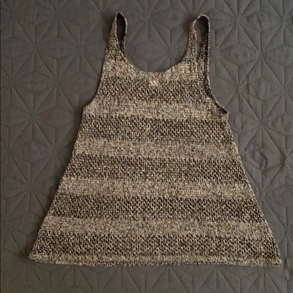 🐺COTTON ON// Lt. Grey Stripe Sweater Tank 🐺 - Picture 2 of 5